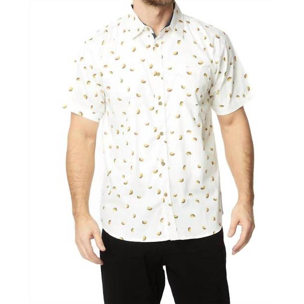 NEW HAWKS BAY printed woven short sleeve cotton shirt in tacos
